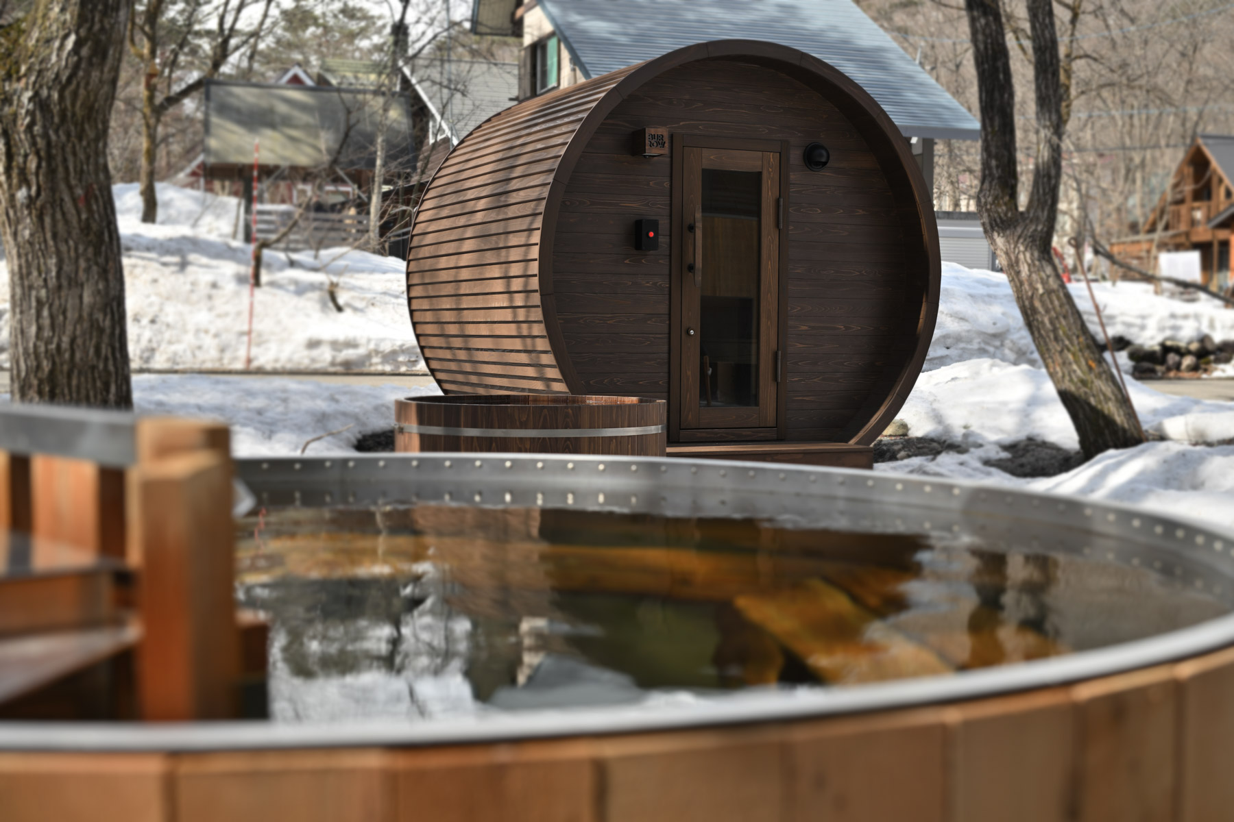 Hakumori Wood Fired Hot Tub & Barrel Sauna